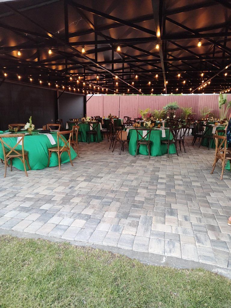 Green wedding theme on I Said Yes! FL