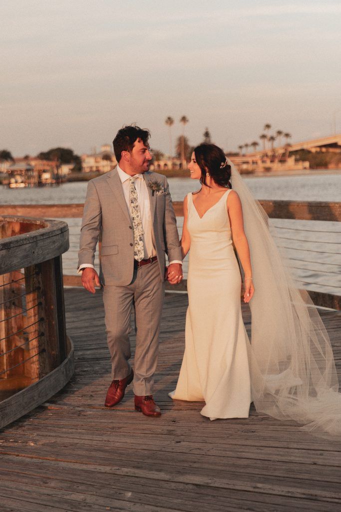 Bride and Groom married at the Brannon Center in New Smyrna, Florida