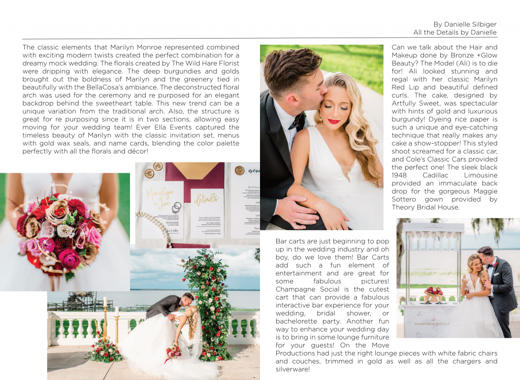 Marilyn Monroe Styled Shoot page