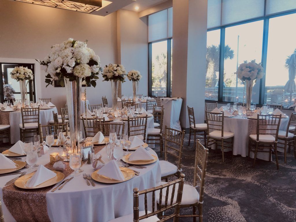 wedding reception at Hilton Cocoa Beach