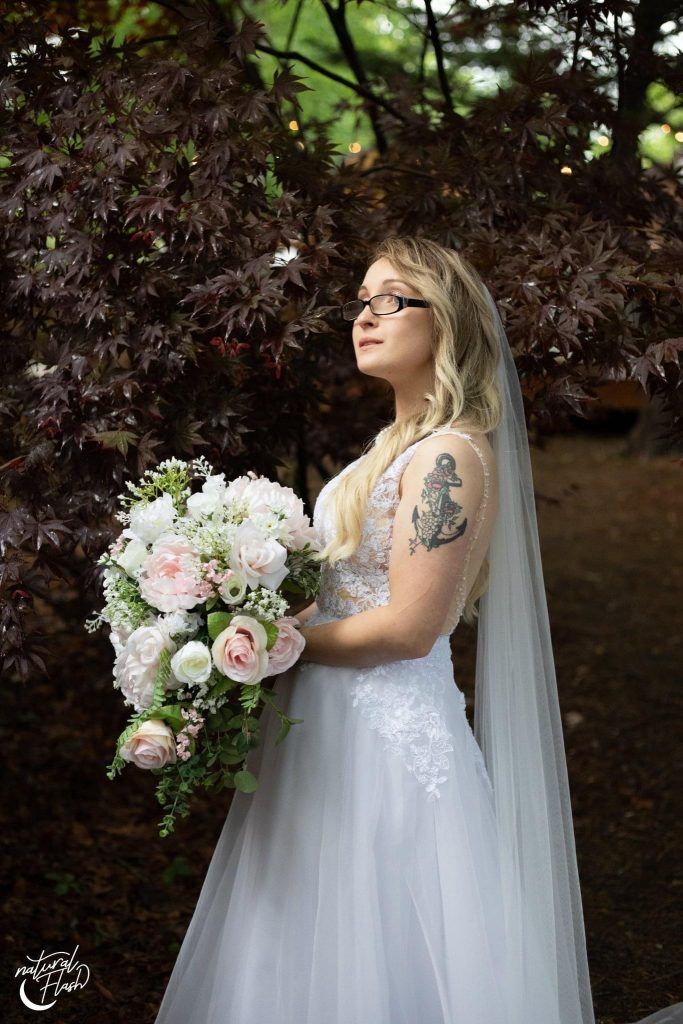 Bride and Bouquet on I Said Yes