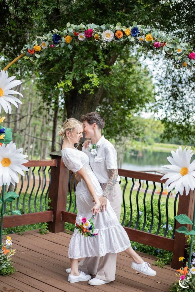 Paper Flower Décor on I Said Yes