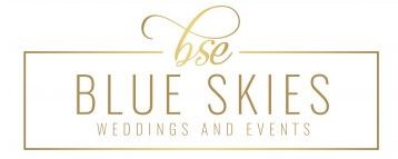 Blue Skies Weddings and Events logo on I Said Yes!