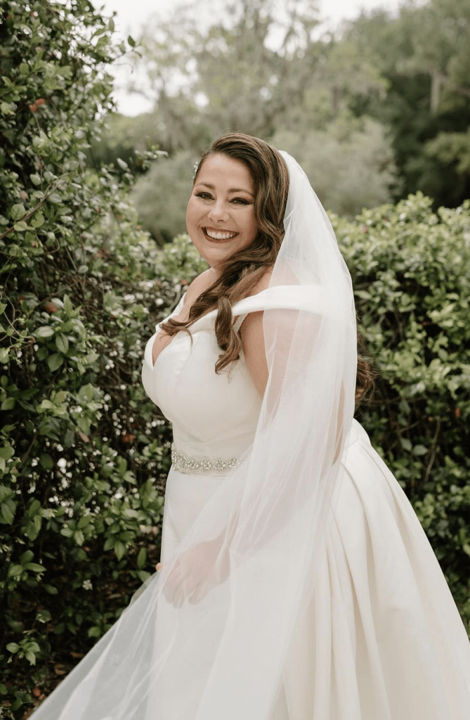 Wedding makeup on I Said Yes! FL