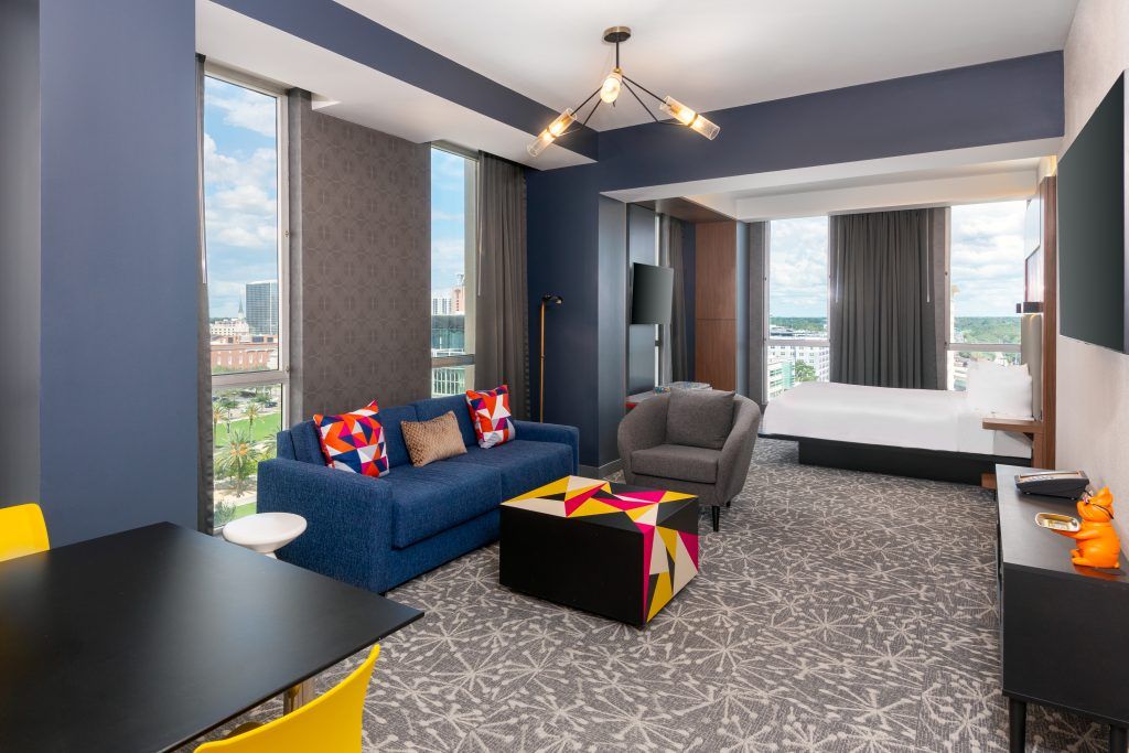 King Suite at Aloft Orlando Downtown