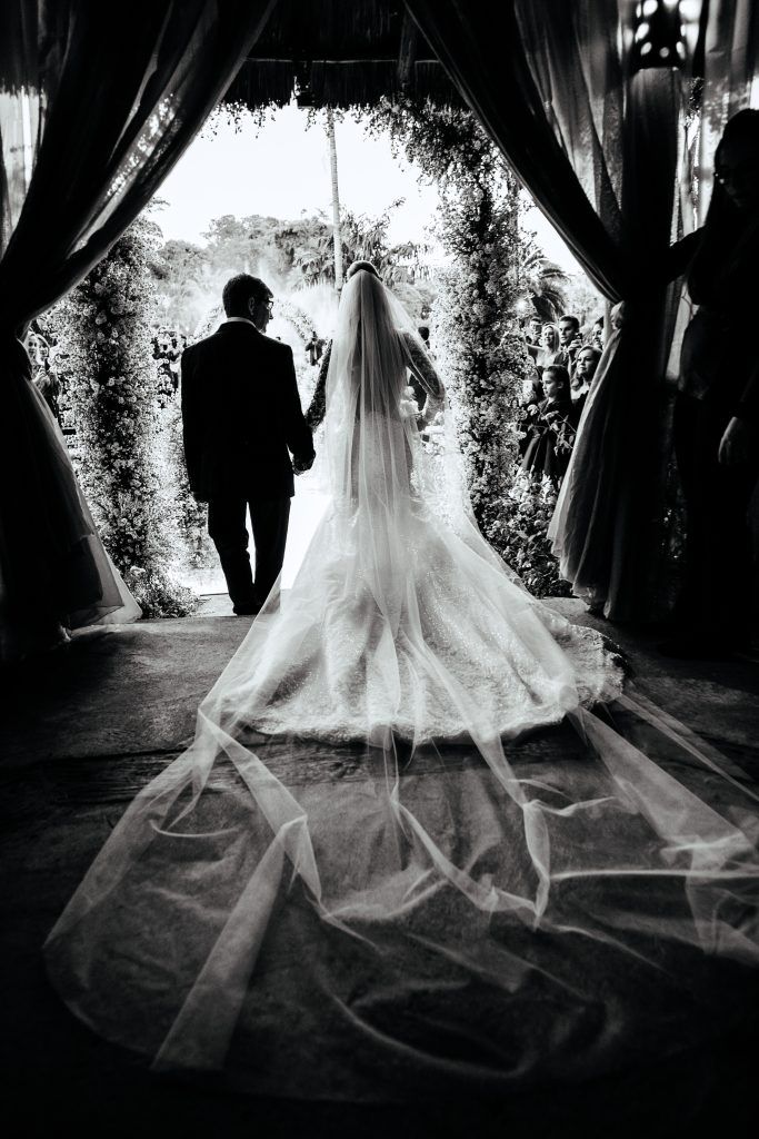 black and white wedding photography in Orlando, Florida