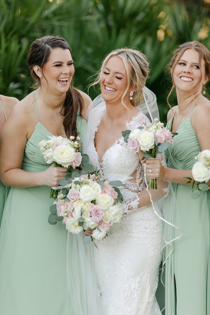 blush and pink wedding bouquet by jill heaton event decor in florida