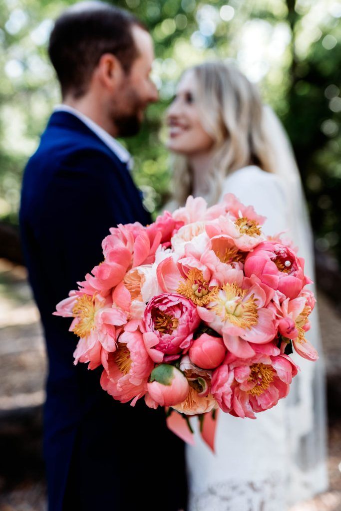 various pink floral wedding and bridal bouquets by jill heaton event decor