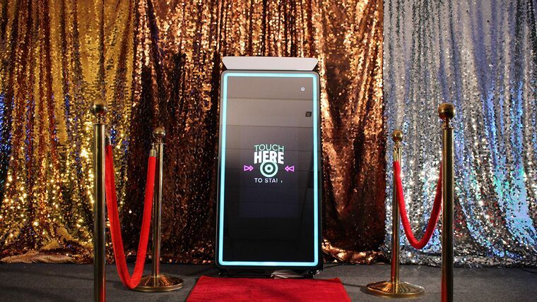 Selfie booth for weddings and events on I Said Yes